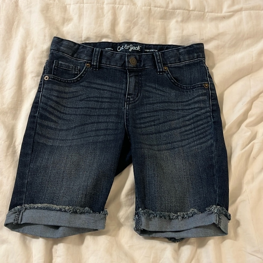 Cat & Jack‎ Bermuda Shorts 7.5” inseam L(10-12) L Large Girls
